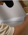 Dropped ceilings are preferred for basements because the allow access to utilities that run overhead between joists.