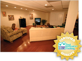 Total Basement Finishing works for all kinds of great basement finishing ideas!