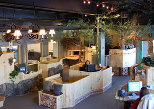 Our TreeHouse workspace for our Internet department.
